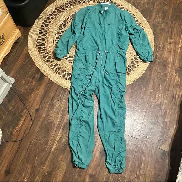 Fabletics McKenzie Jumpsuit 3X Ruched Athleisure Zips Pockets Long Sleeve - Picture 3 of 5